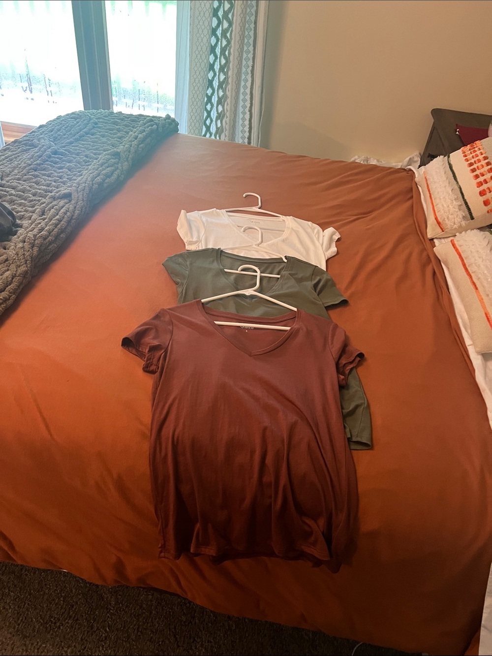 Quince V neck cotton modal T-shirts